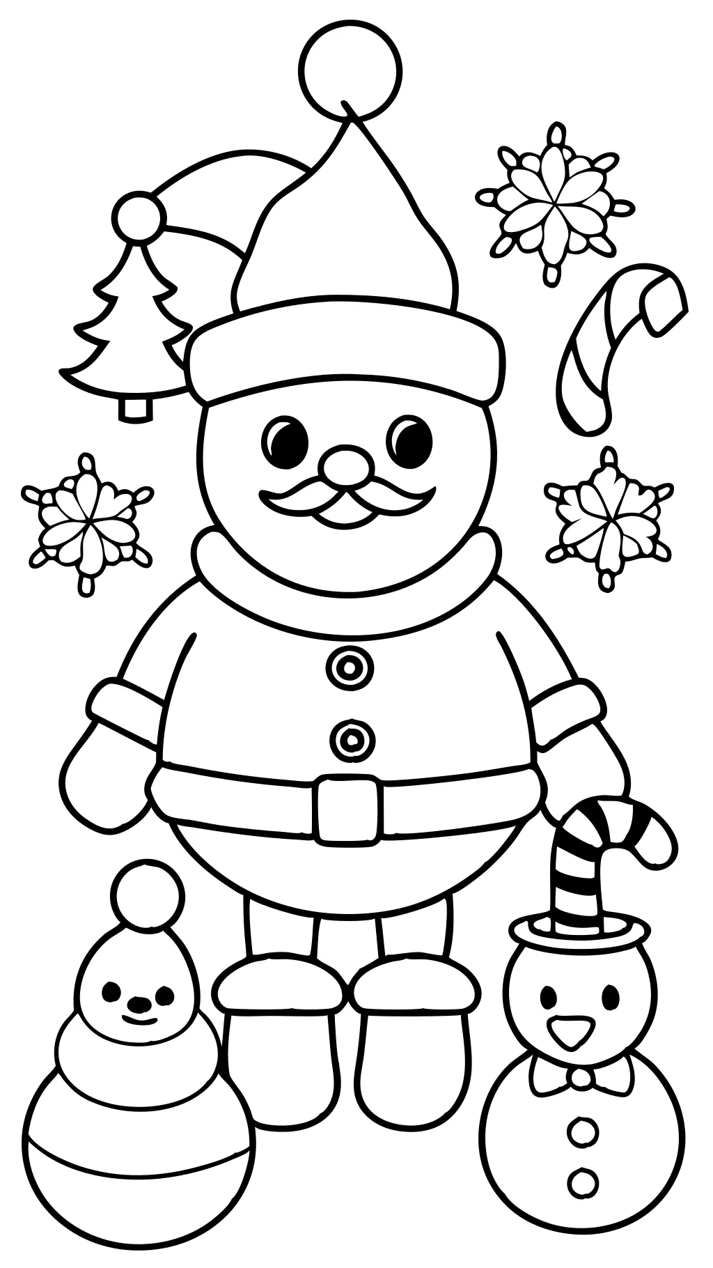 coloriages de Noël gratuits pour les enfants d’âge préscolaire